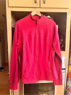 Lululemon Define Jacket Pink Like New Sz. 16
